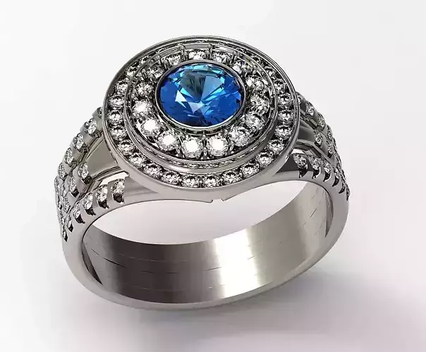 A set of two tourage brilliant rings