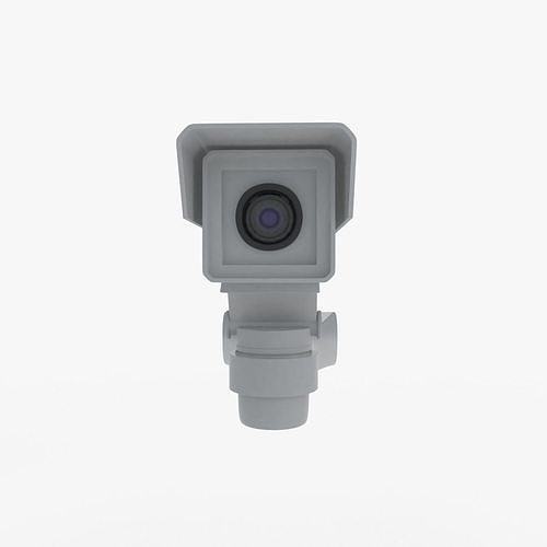 2K Security Camera  Low-poly 3D model