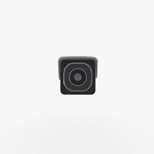 4K Security Camera Low-poly 3D model