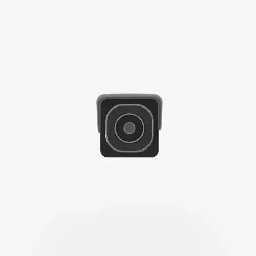 4K Security Camera Low-poly 3D model
