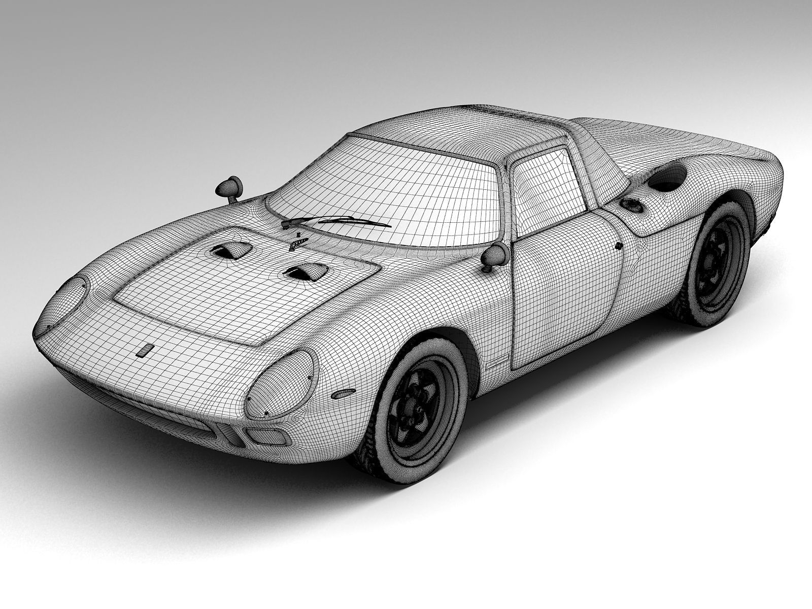 Ferrari 250 LM Berlinetta 1964 3D model_8