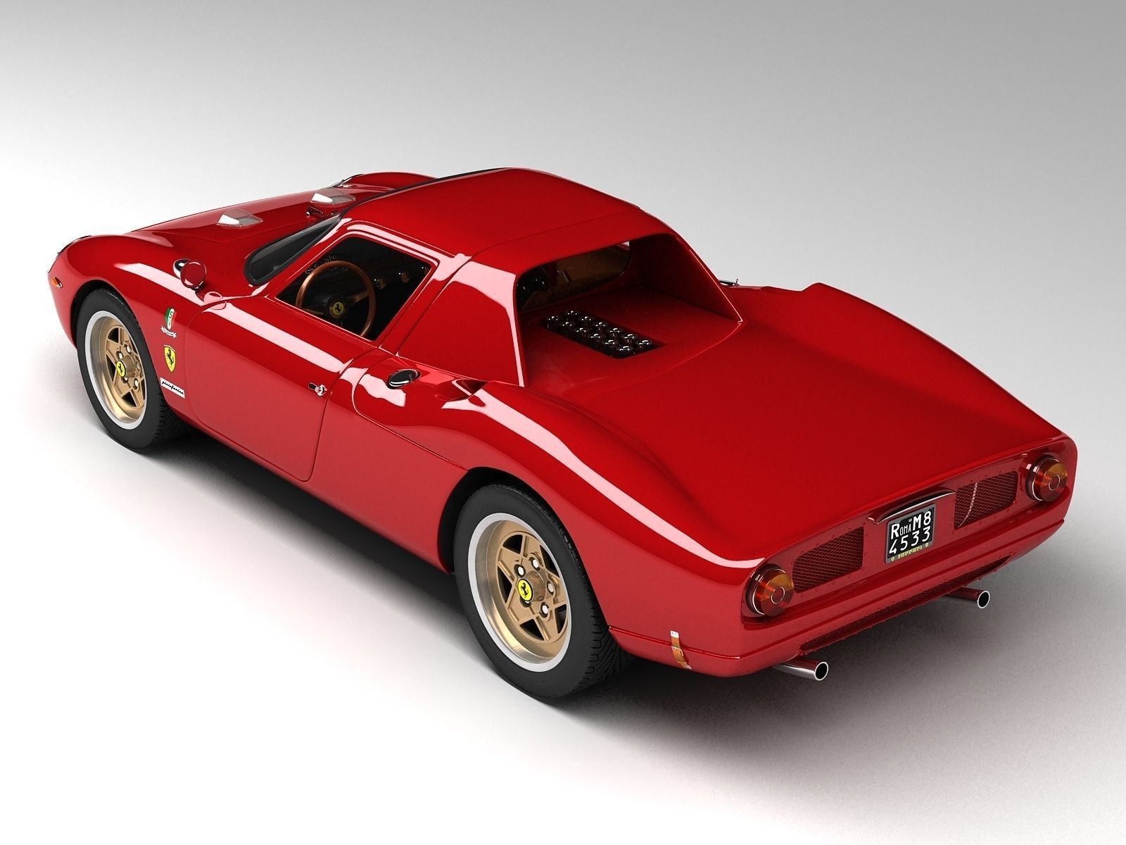 Ferrari 250 LM Berlinetta 1964 3D model_4