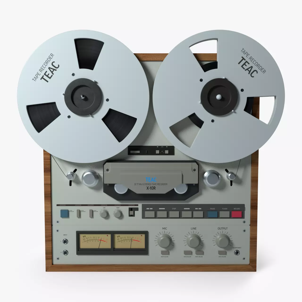 Tape Recorder 3D model_0