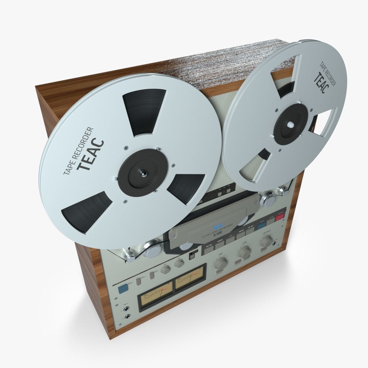 Tape Recorder 3D model_4