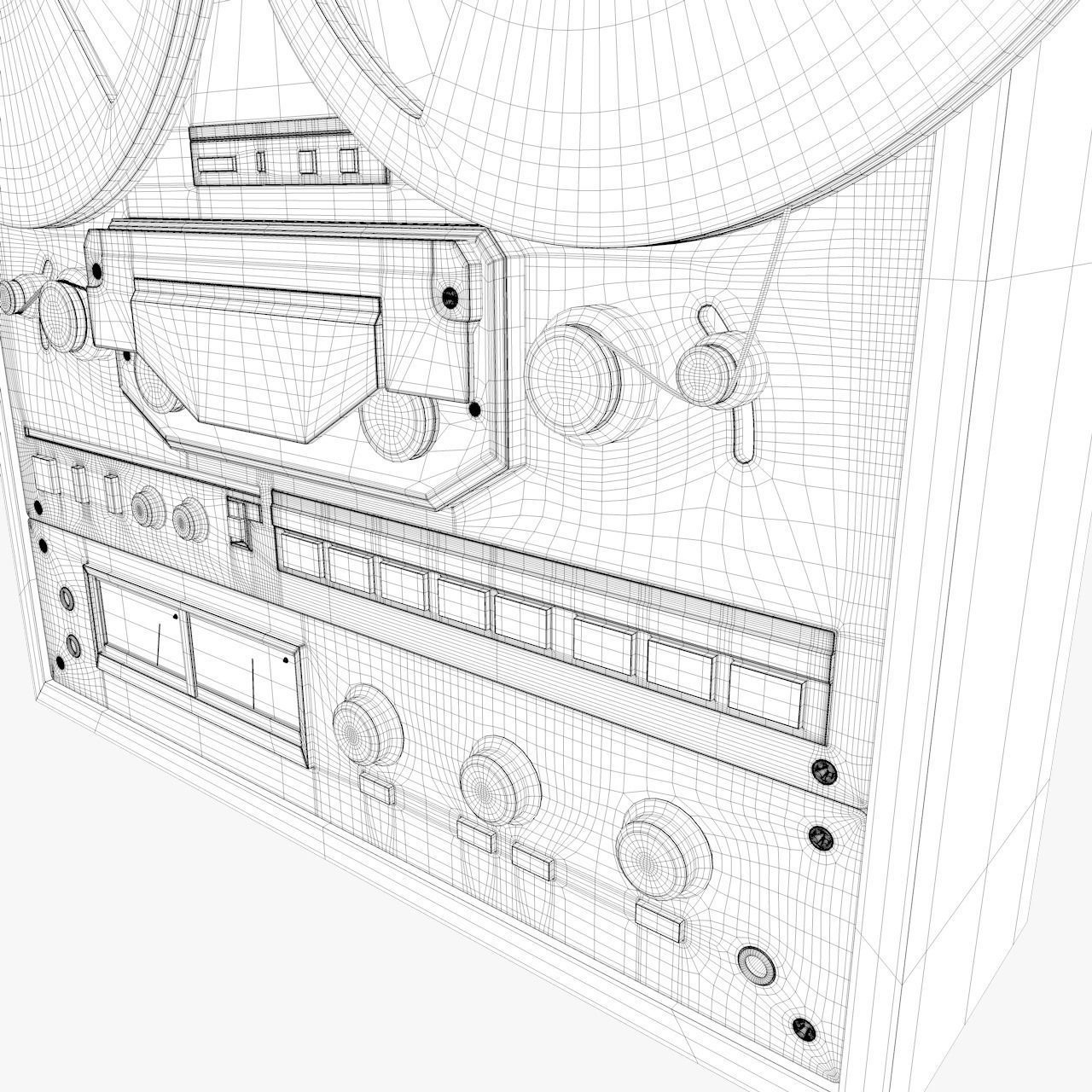Tape Recorder 3D model_7
