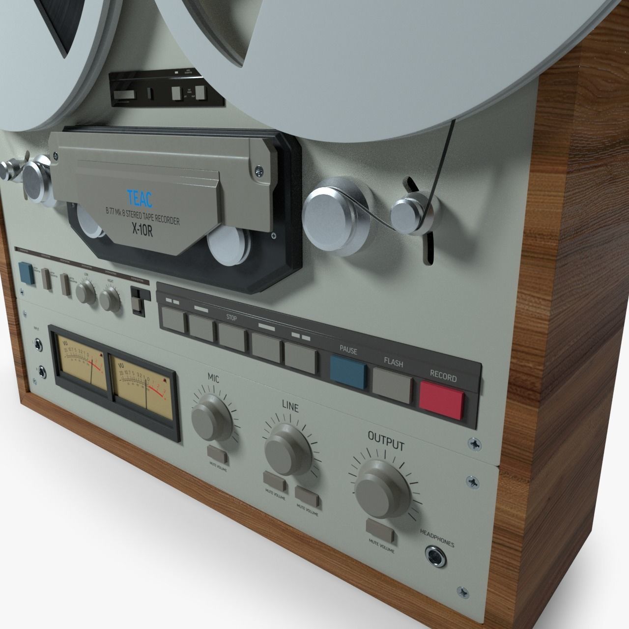 Tape Recorder 3D model_5
