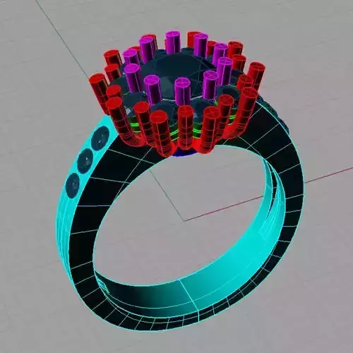 Classic Engagement ring 3D print model