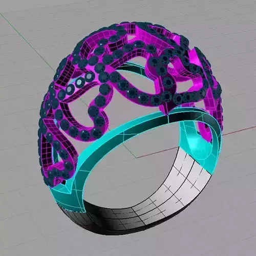 Fancy Bombay Heart  AN019