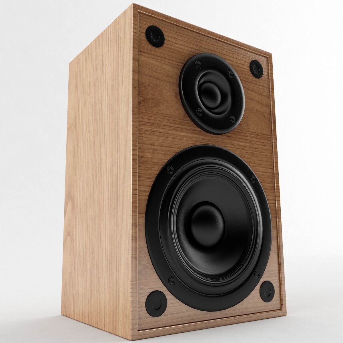Bookshelf Speaker 3D model_1