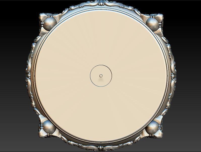 Pedestal ornate gold candle holder 3D print model_9