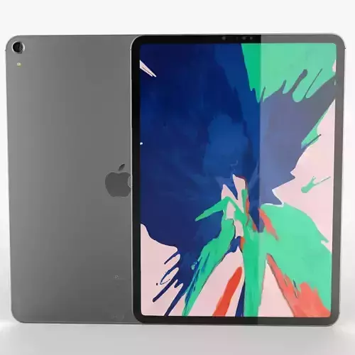 iPad Pro 3rd Gen 12-9 in Element 3D Low-poly 3D model