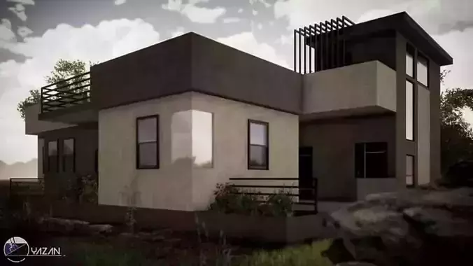 Architect modern house