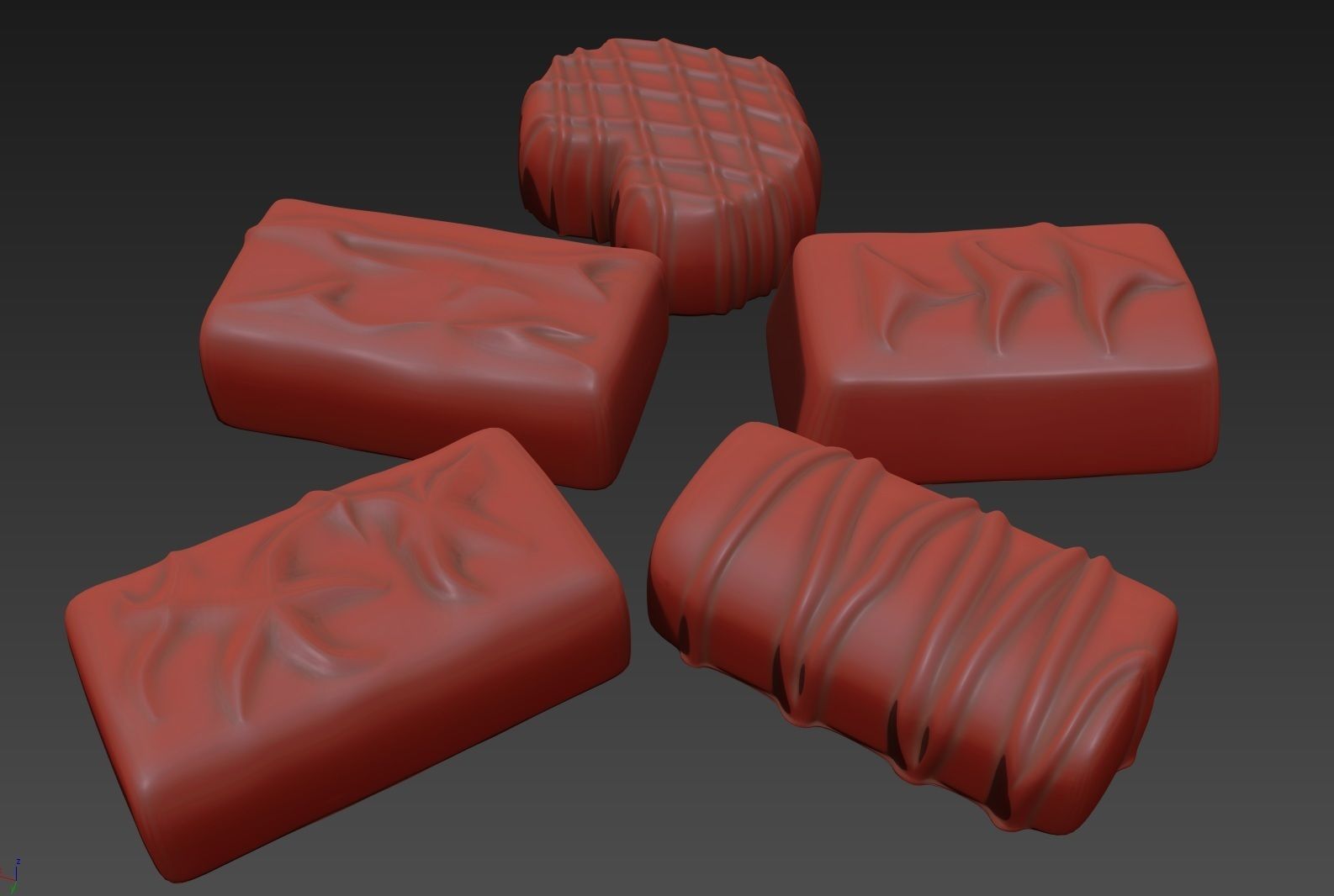 Chocolate Candies 02 3D model_15