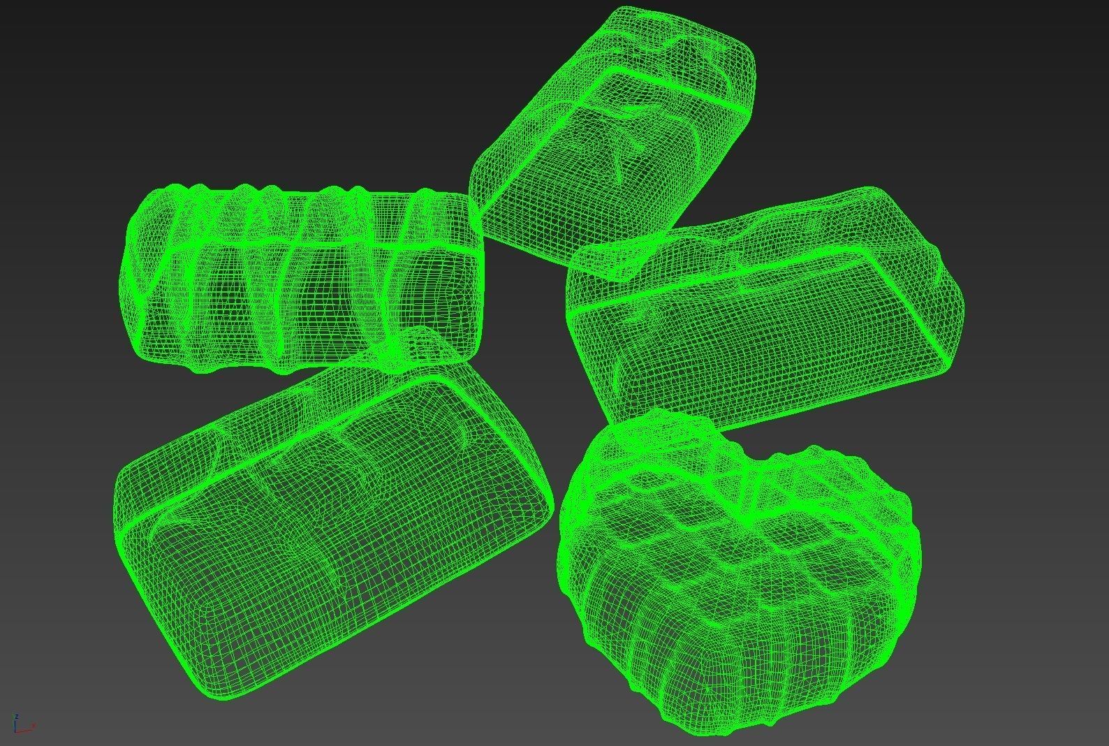 Chocolate Candies 02 3D model_7