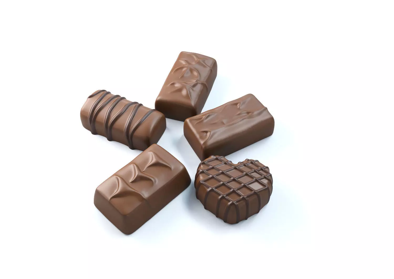 Chocolate Candies 02 3D model_0