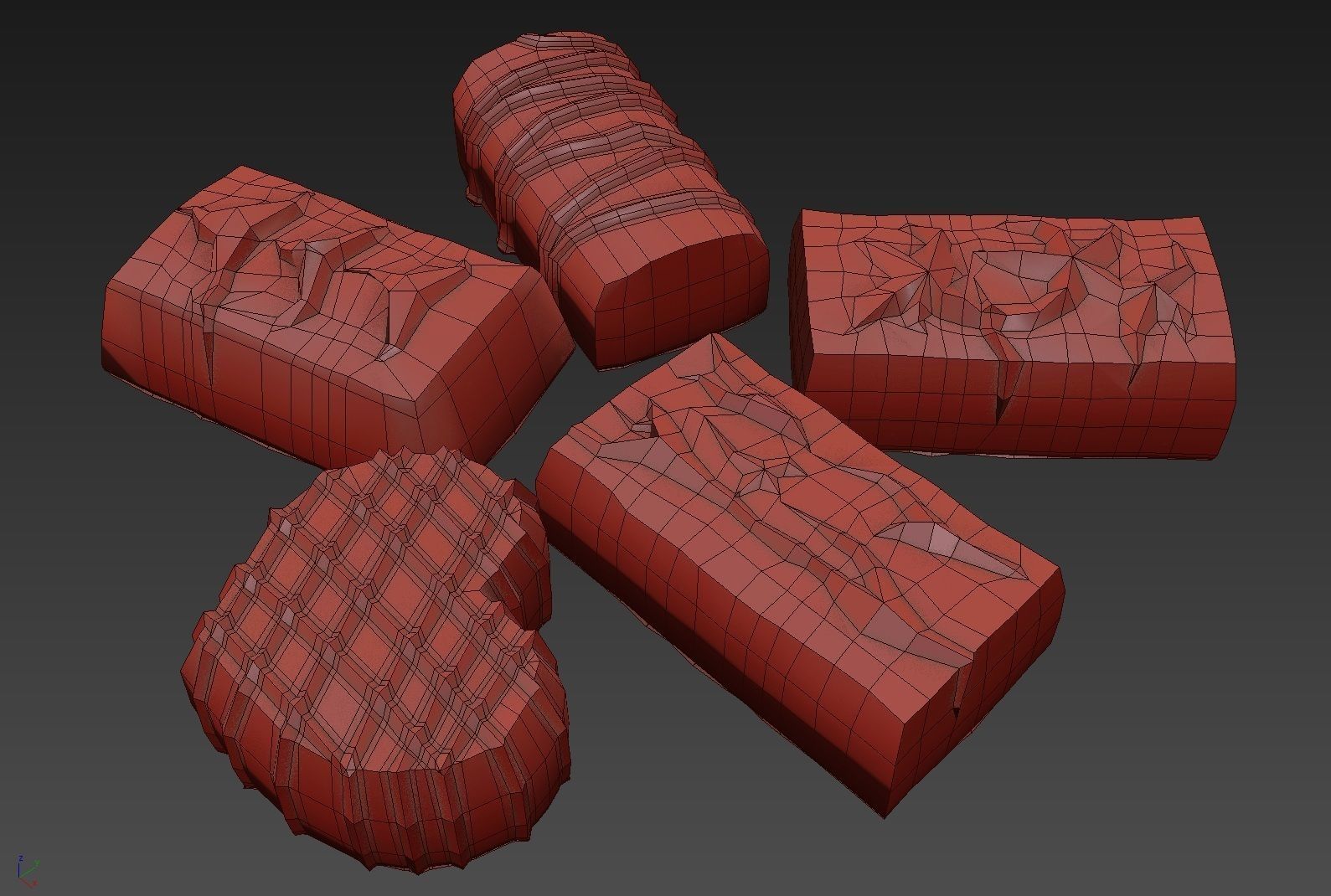 Chocolate Candies 02 3D model_9