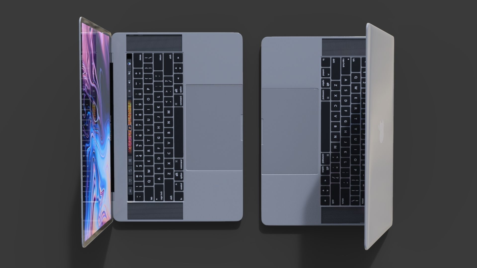 New Gen MacBook Pro - PBR Low-poly 3D model_8