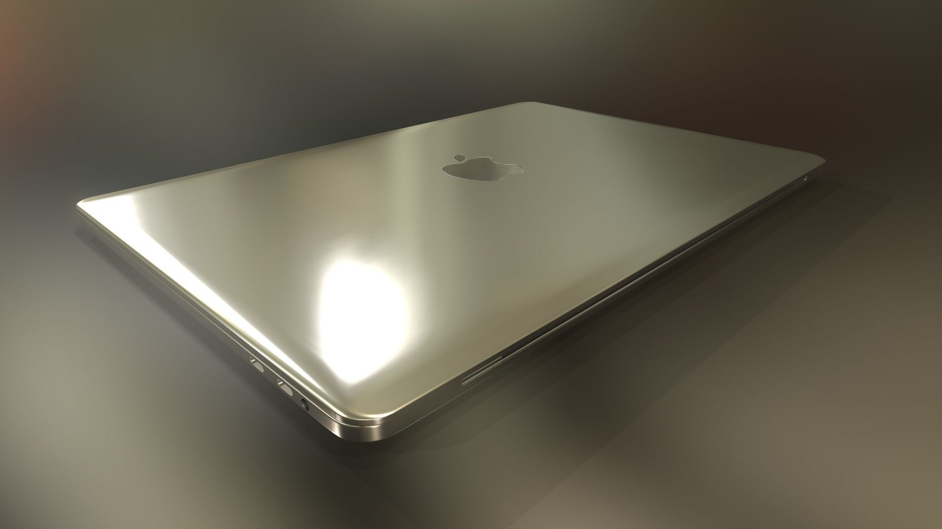 New Gen MacBook Pro - PBR Low-poly 3D model_23