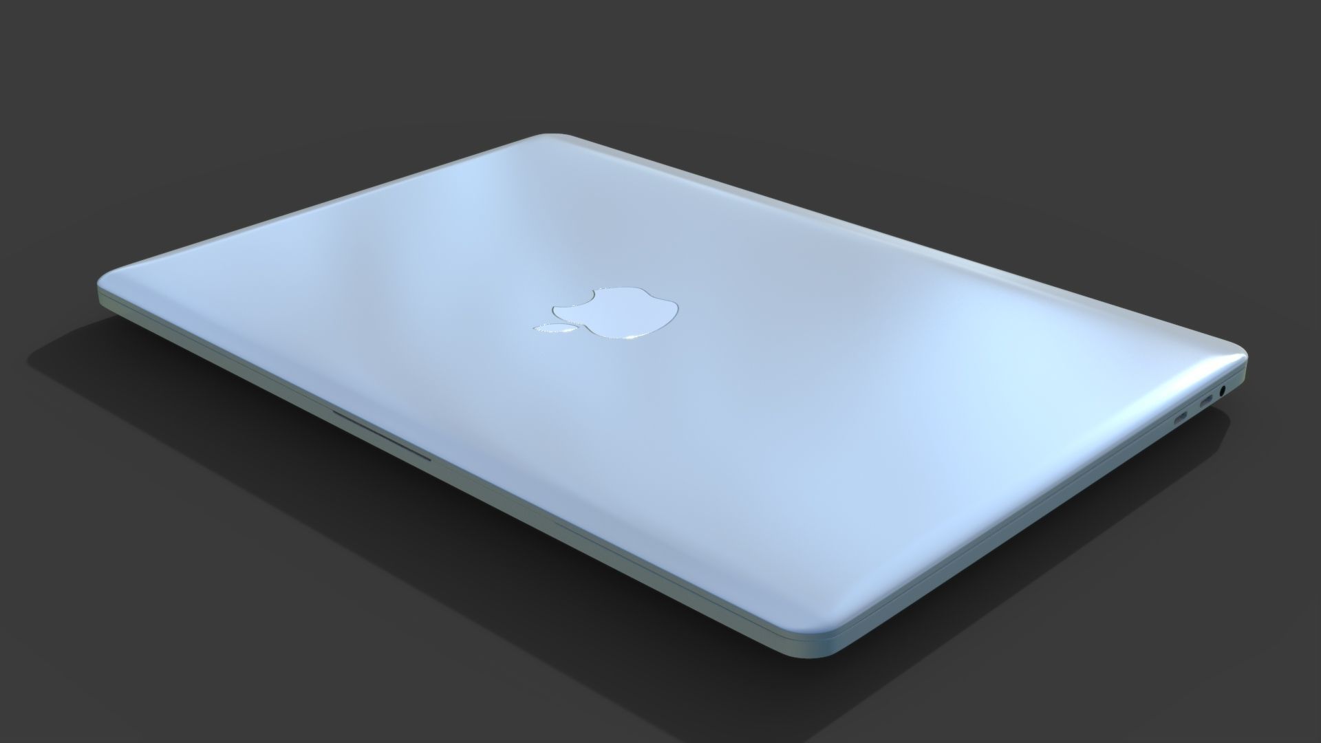 New Gen MacBook Pro - PBR Low-poly 3D model_10
