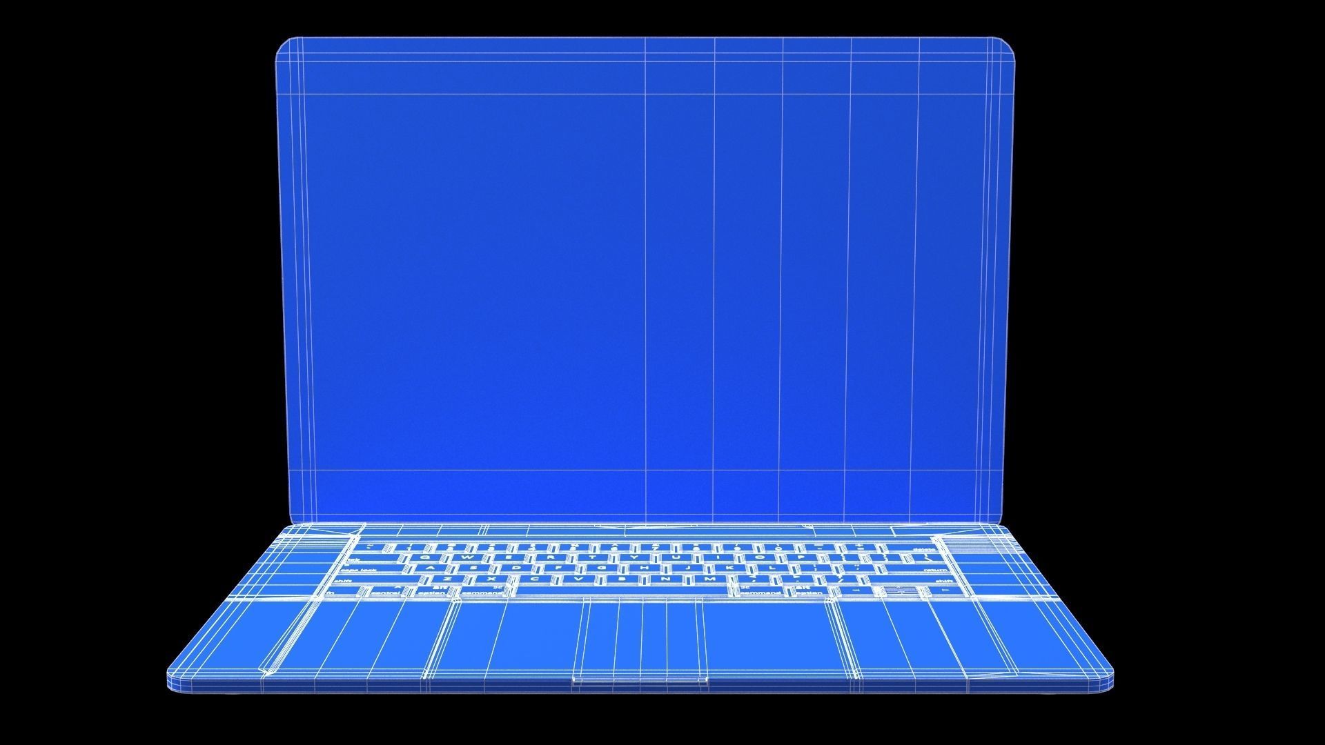 New Gen MacBook Pro - PBR Low-poly 3D model_25