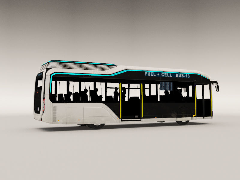 Toyota s Fuel-Cell City - Sora Low-poly 3D model_5