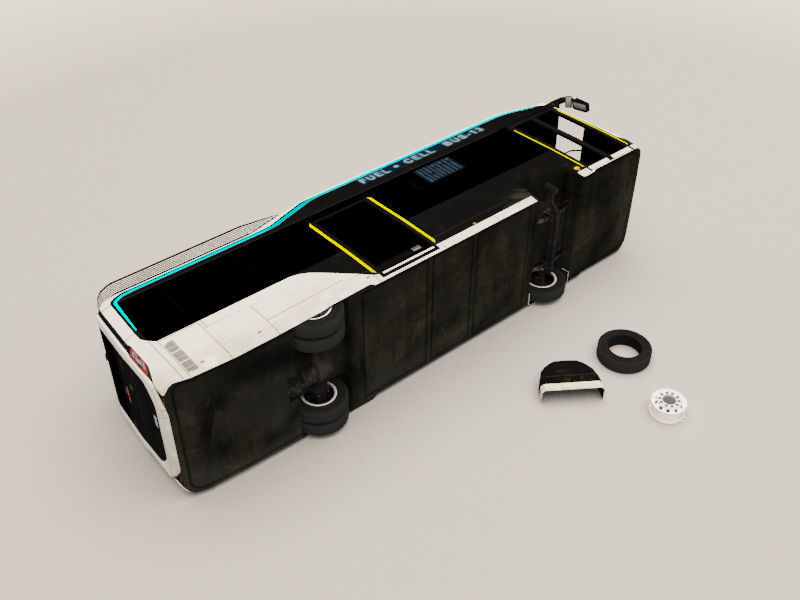 Toyota s Fuel-Cell City - Sora Low-poly 3D model_7