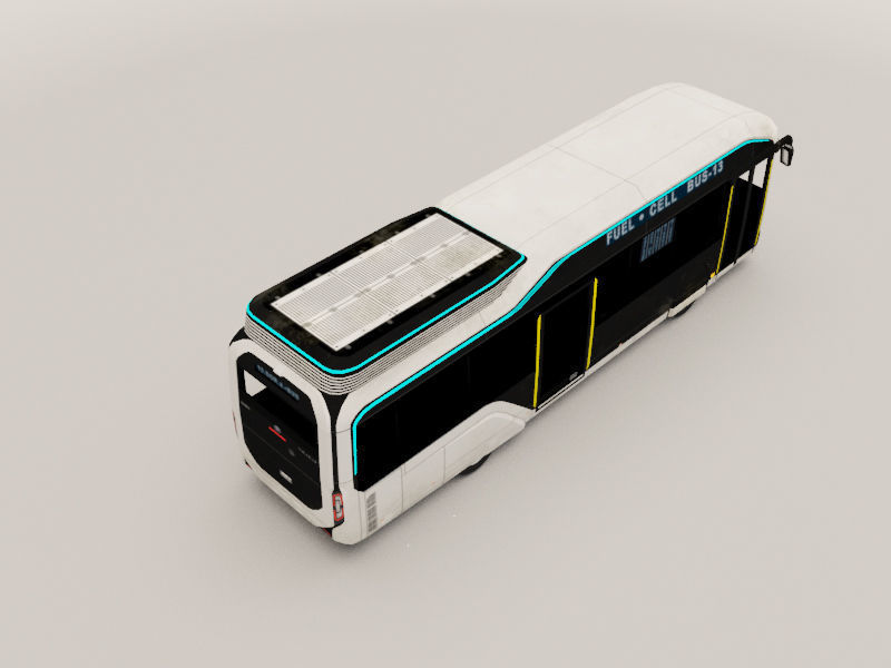 Toyota s Fuel-Cell City - Sora Low-poly 3D model_2