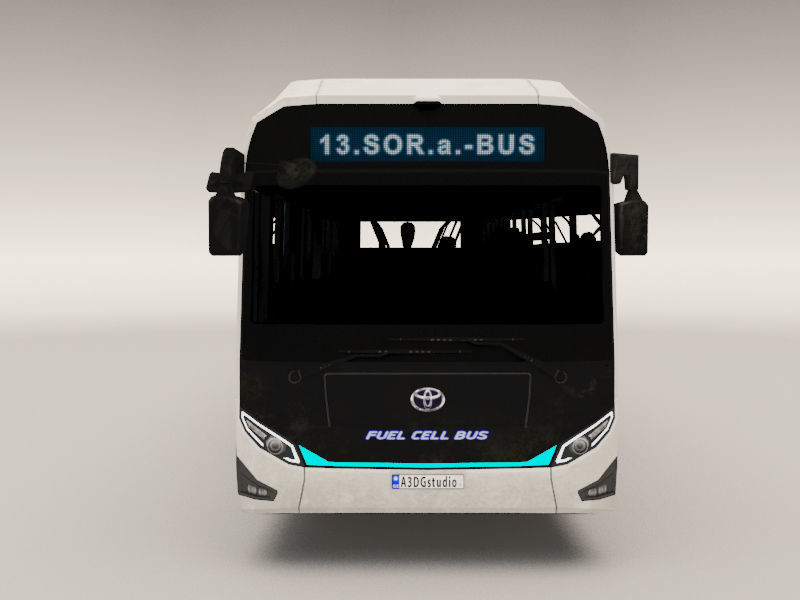 Toyota s Fuel-Cell City - Sora Low-poly 3D model_4