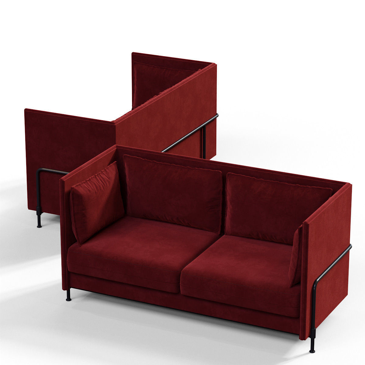Krost Hush Sofa 3D model_3