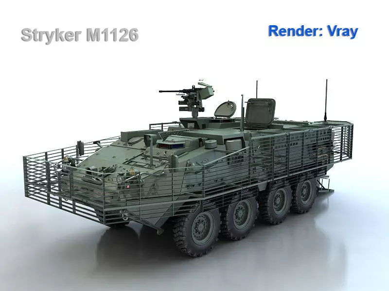 Stryker M1126 3D model_0