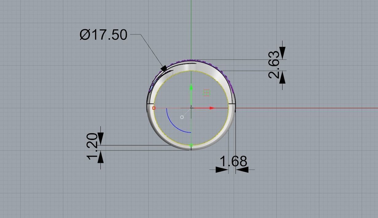 Ring unique 2020 The Alma Ring 3D print model_5