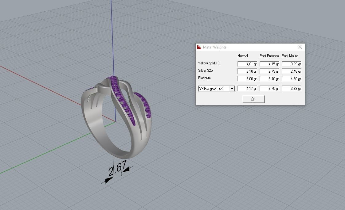 Ring unique 2020 The Alma Ring 3D print model_6