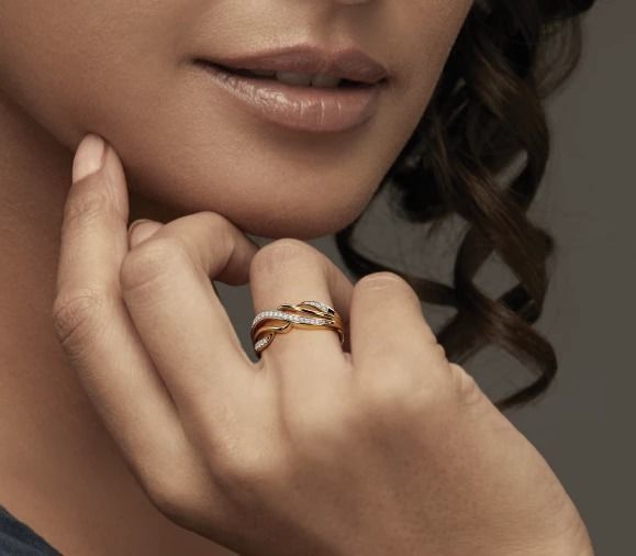 Ring unique 2020 The Alma Ring 3D print model_3