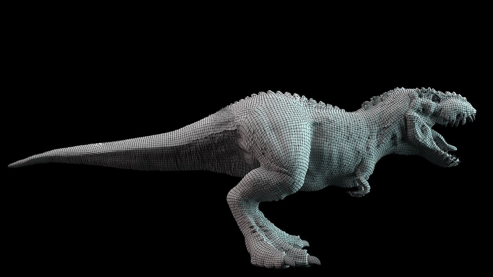 V- Rex - Vastatosaurus rex Low-poly 3D model_17