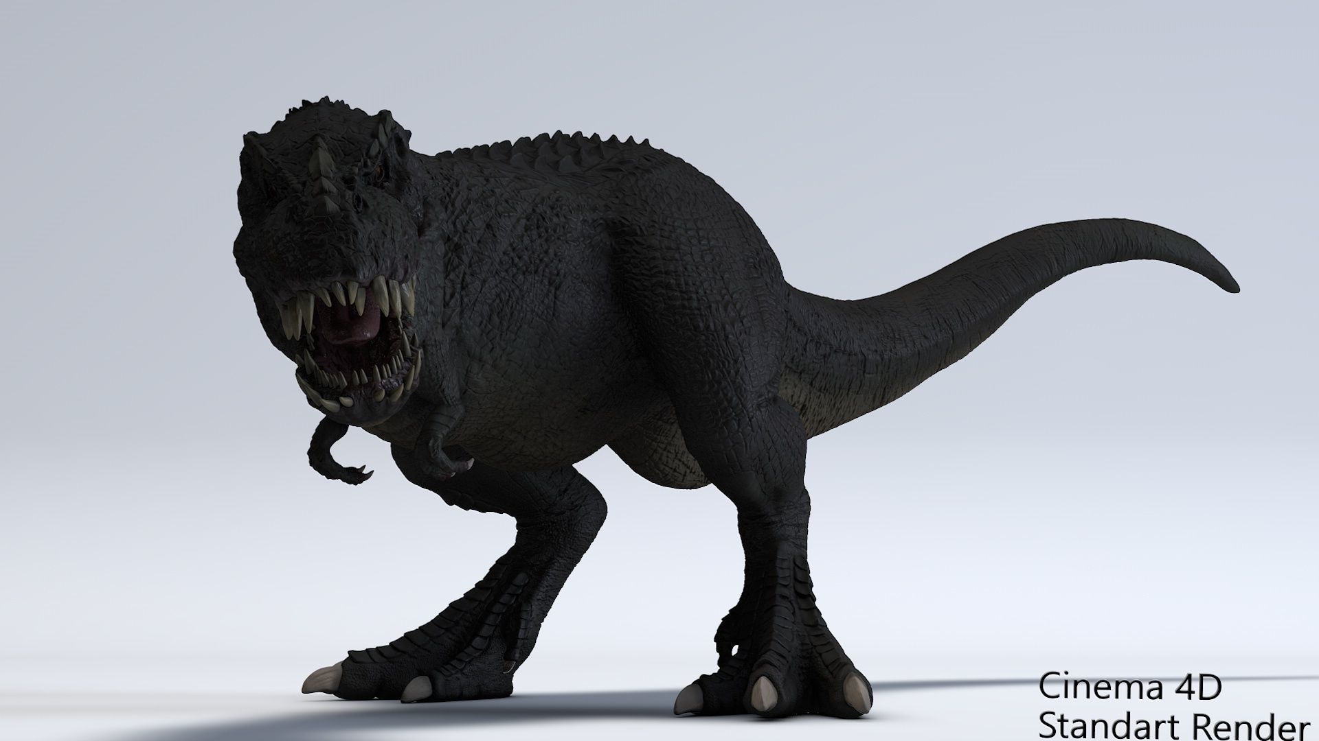 V- Rex - Vastatosaurus rex Low-poly 3D model_3