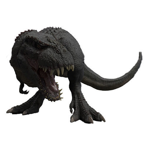 V- Rex - Vastatosaurus rex  Low-poly 3D model