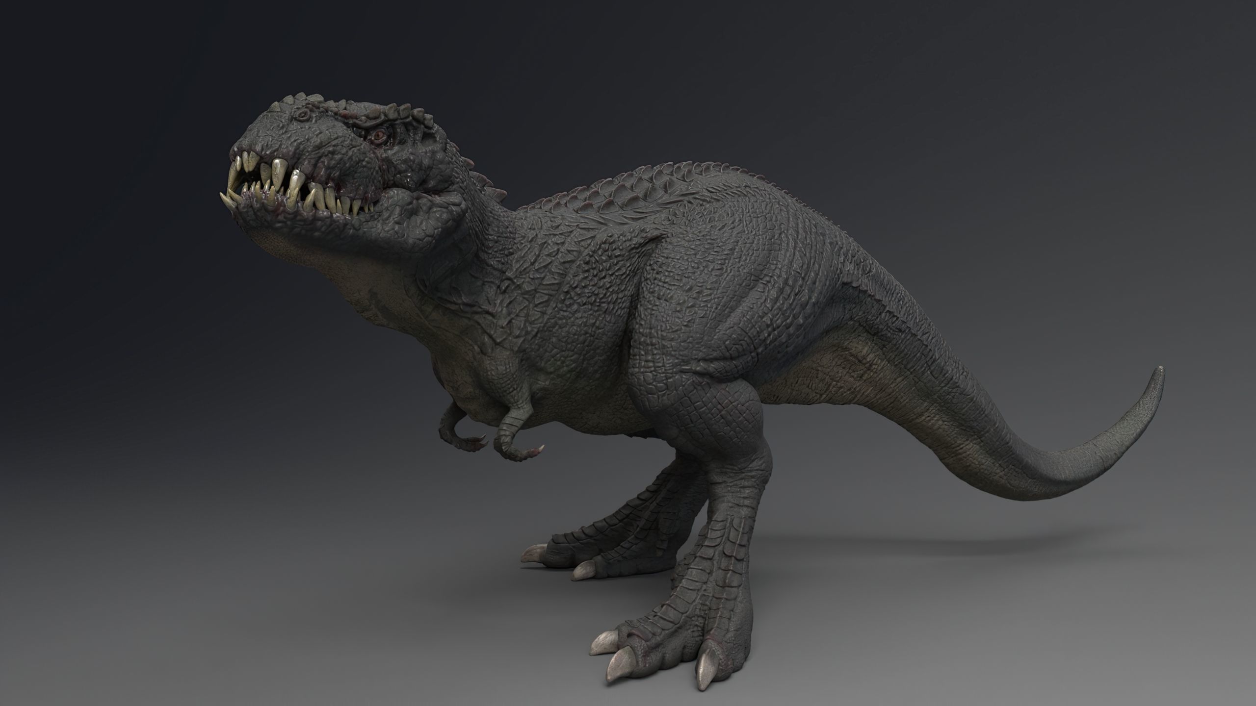 V- Rex - Vastatosaurus rex Low-poly 3D model_11