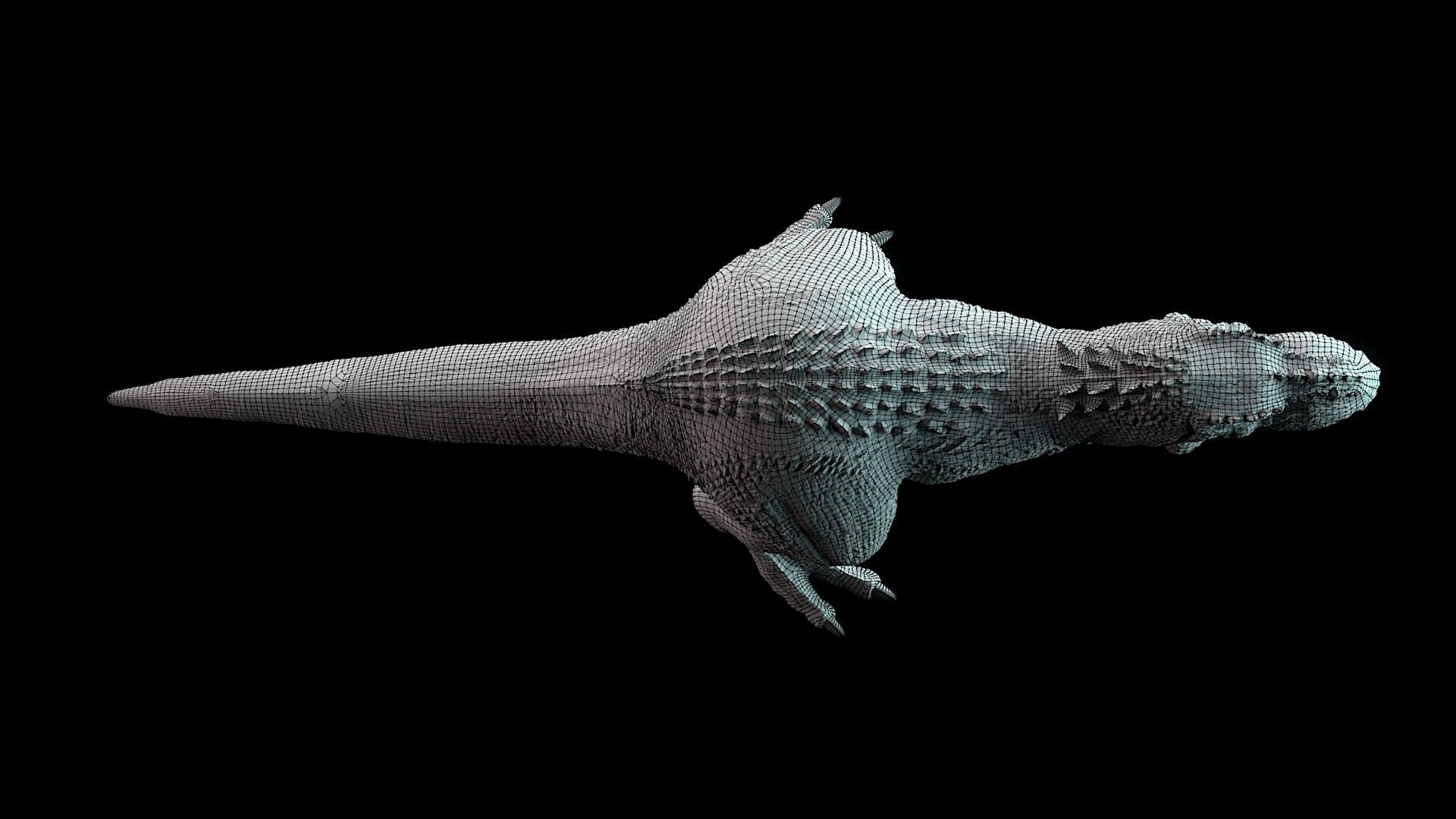 V- Rex - Vastatosaurus rex Low-poly 3D model_18