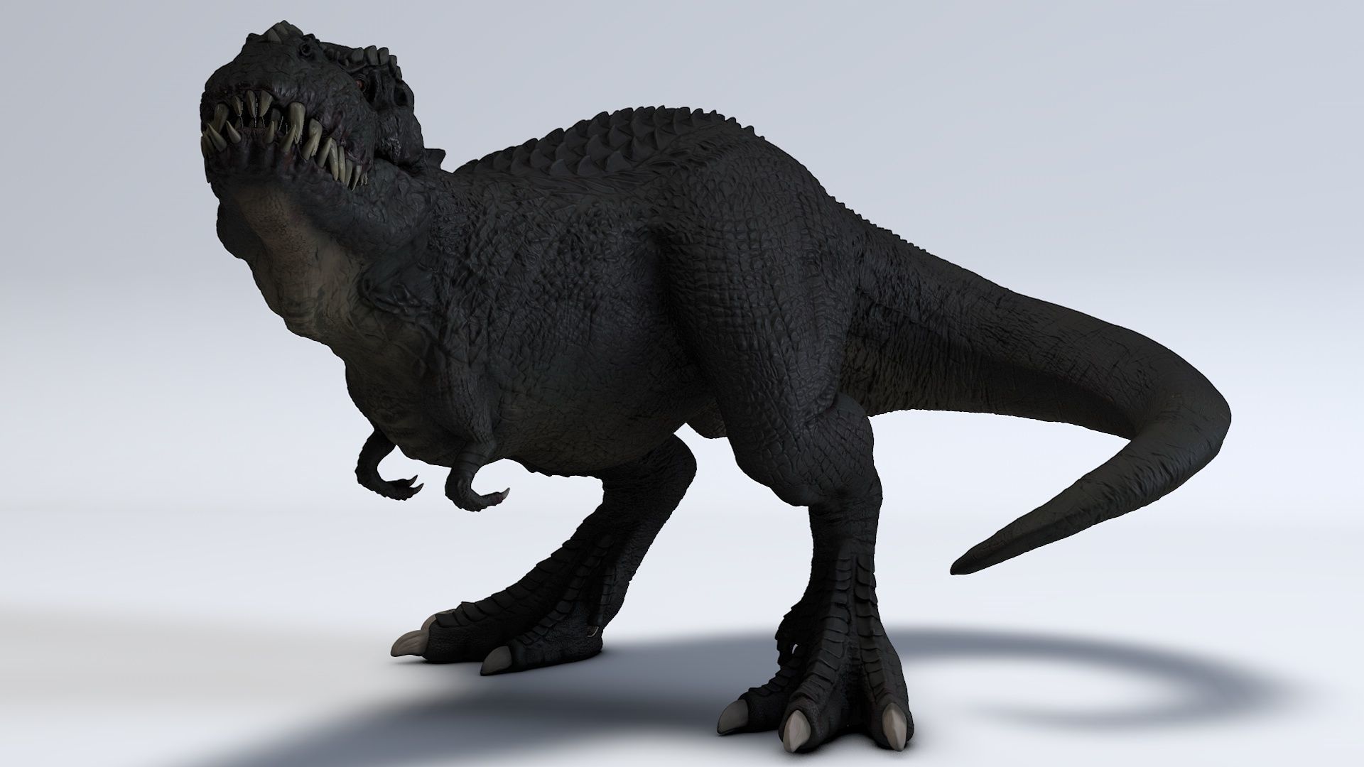 V- Rex - Vastatosaurus rex Low-poly 3D model_2