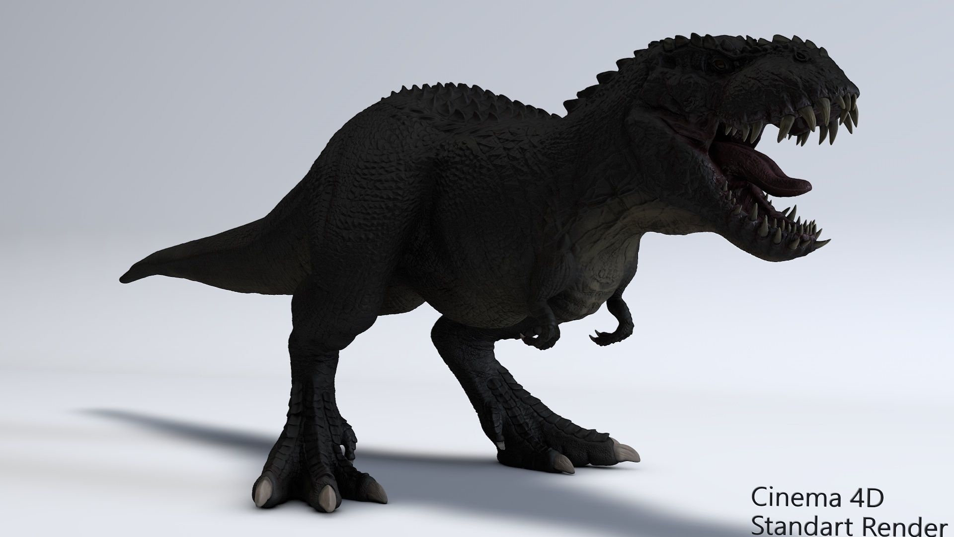 V- Rex - Vastatosaurus rex Low-poly 3D model_6