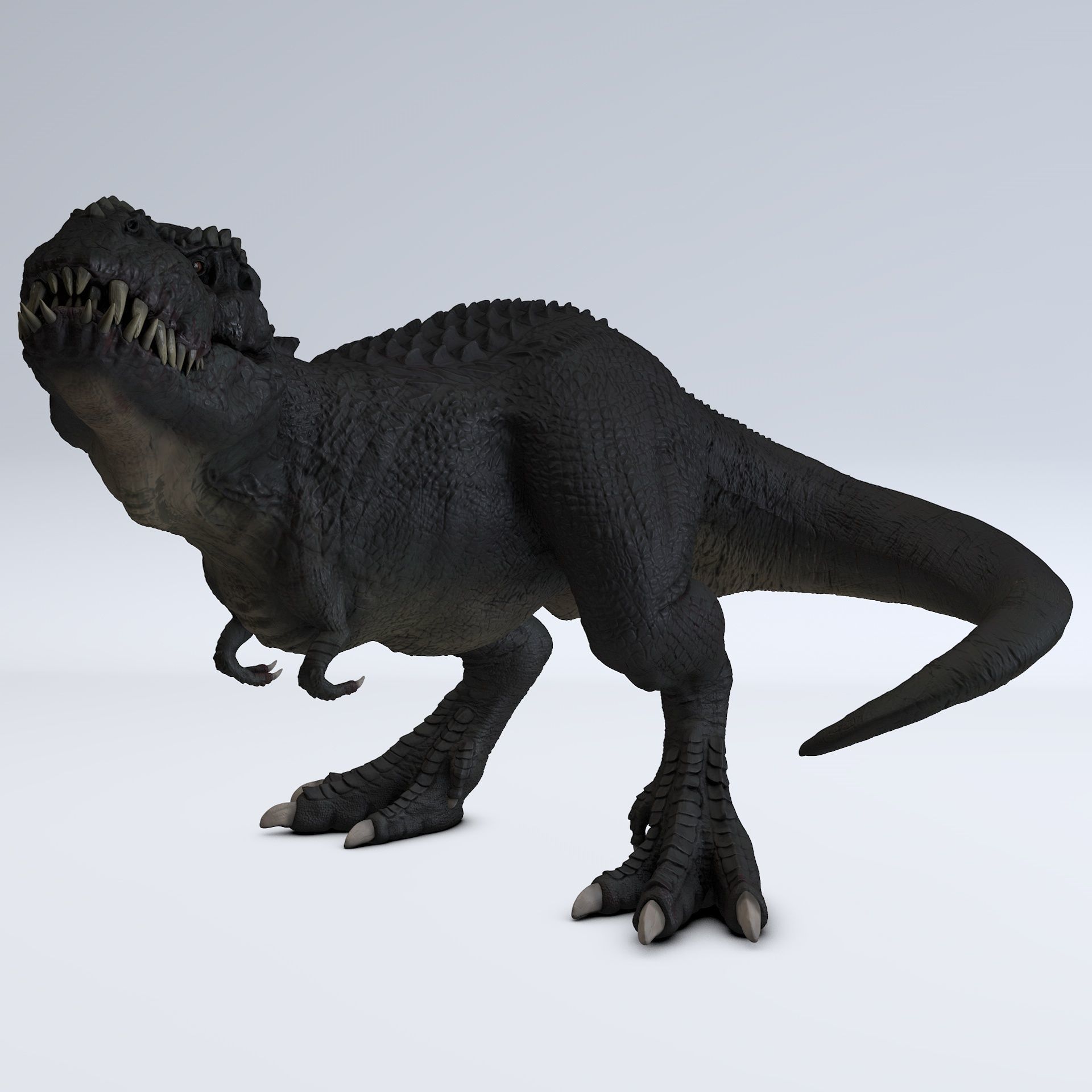 V- Rex - Vastatosaurus rex Low-poly 3D model_4