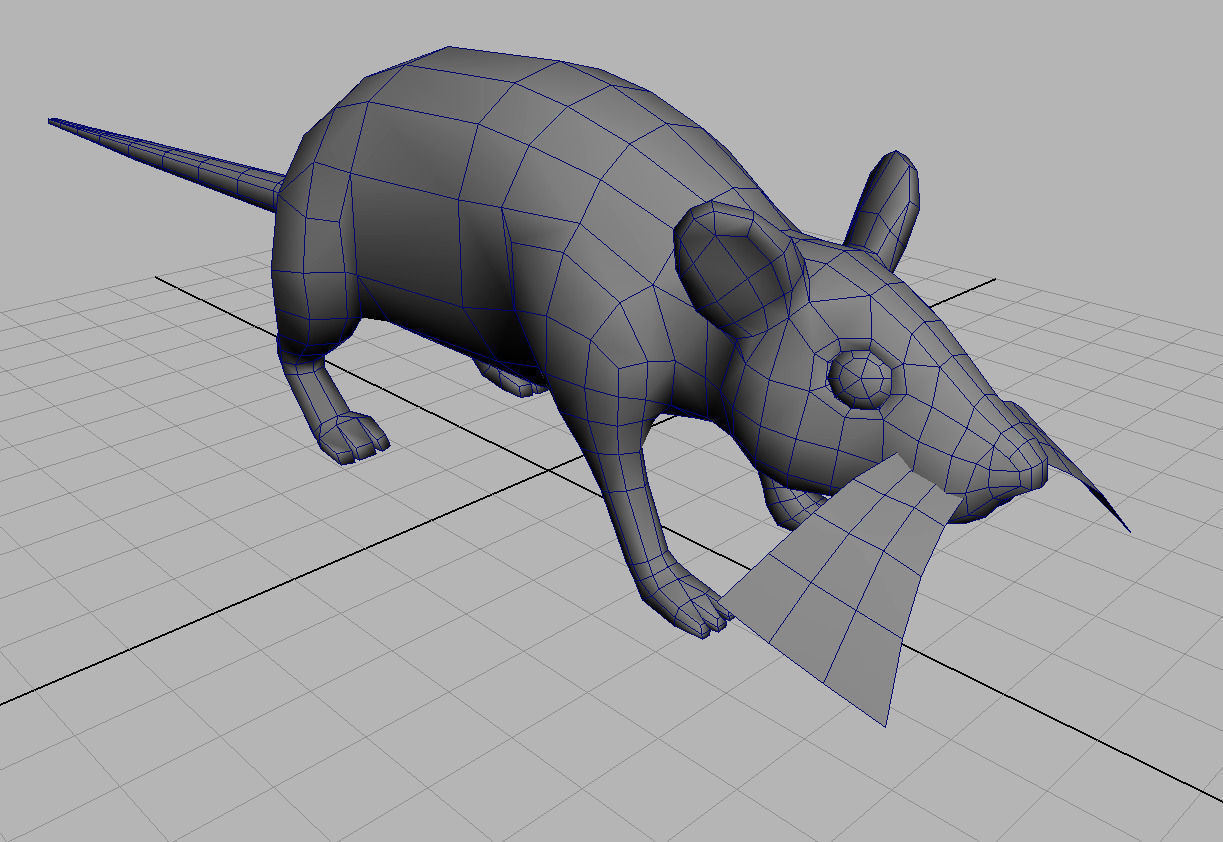 Rat low poly 3d game model Low-poly 3D model_7