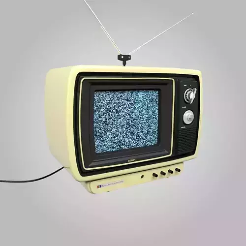Old Retro TV Television 