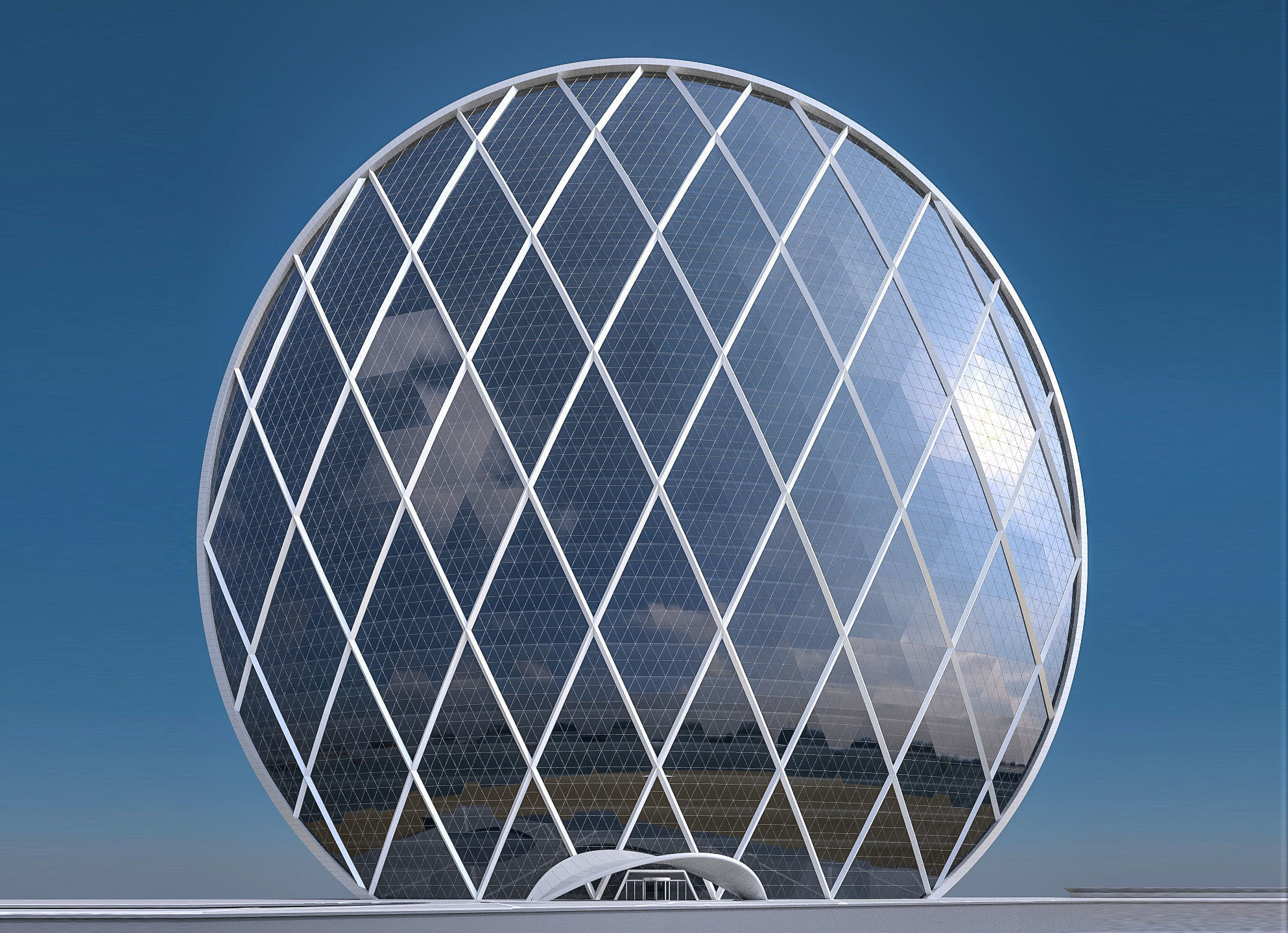 Gulf Buildings Set - 4 Pack Low-poly 3D model_14