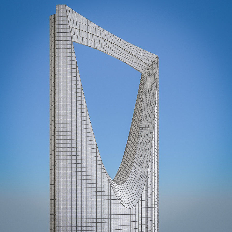 Gulf Buildings Set - 4 Pack Low-poly 3D model_57