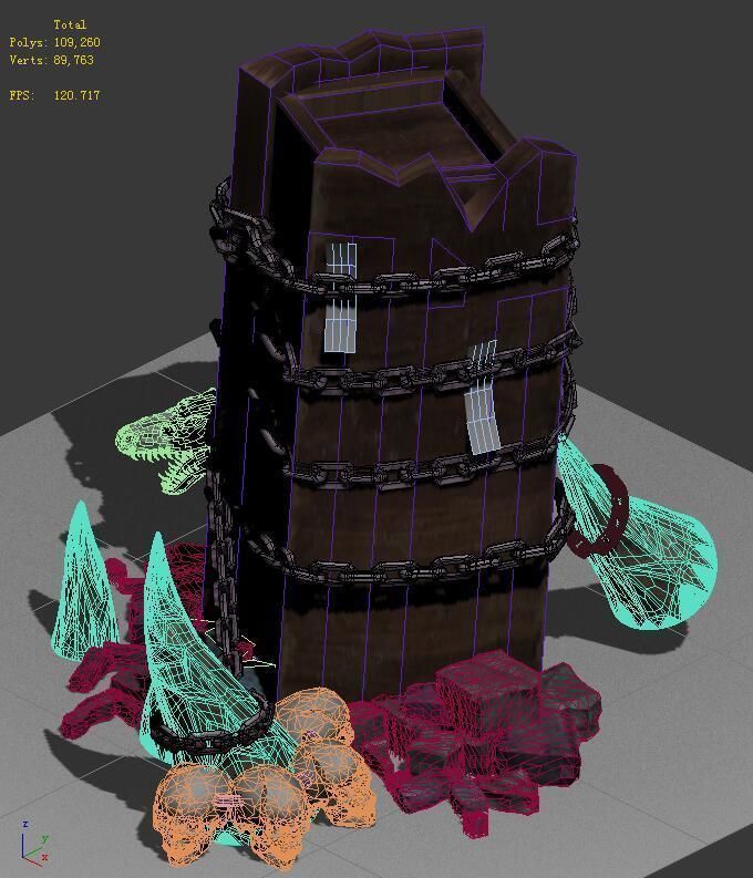 Wicked grave - coffin 3D model_2