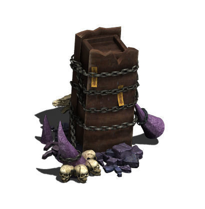Wicked grave - coffin 3D model_4