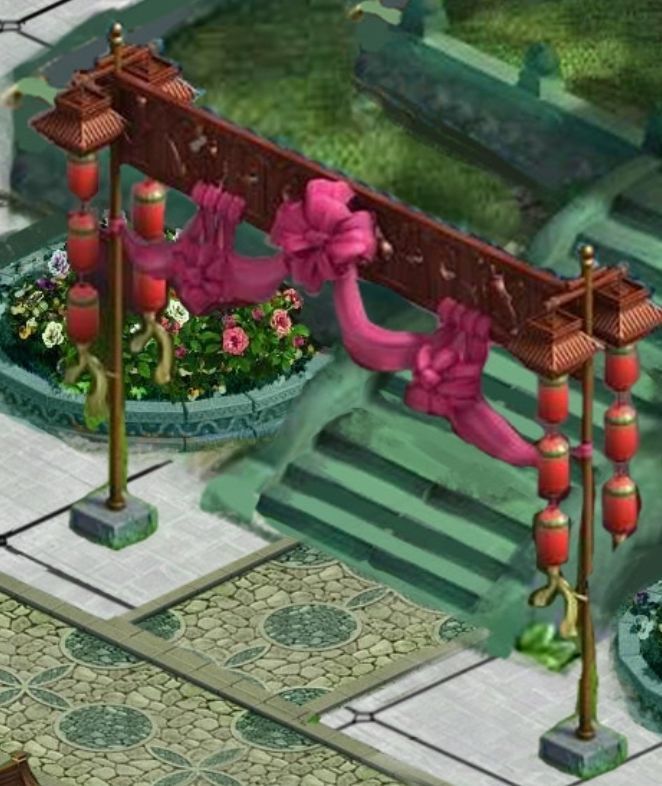 Marriage - wedding arch 3D model_4