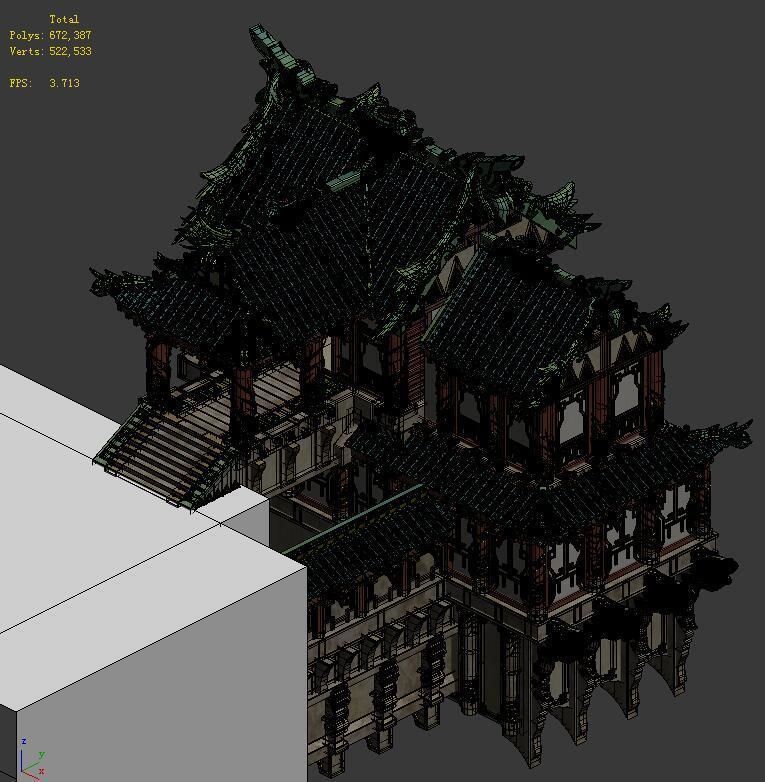 Jade Building - Alcohol Pavilion 3D model_2