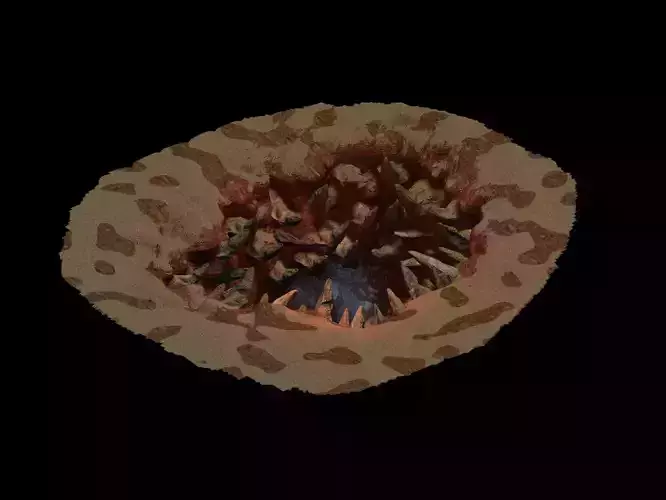 Full of teeth - cave